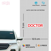 Medical Awareness Doctor Sticker for Cars